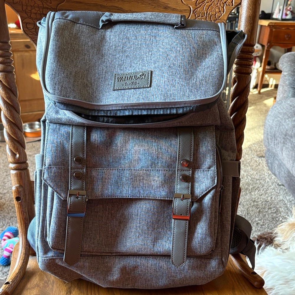 Stylish Gray Backpack by